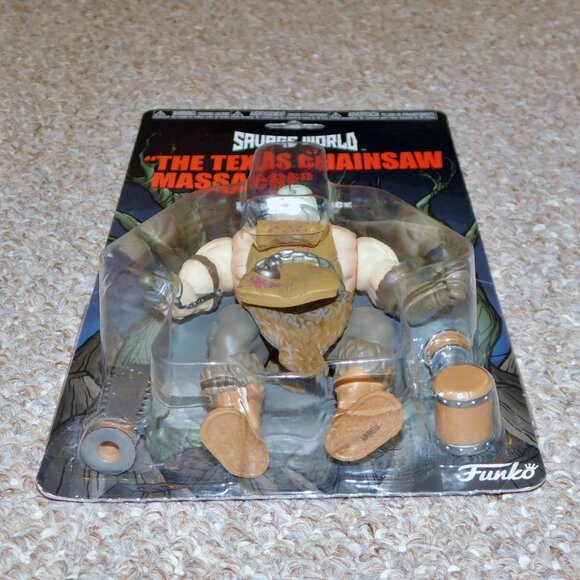 2018 Funko Savage World Horror Texas Chainsaw Massacre Leatherface MOC Brand New - Picture 7 of 8